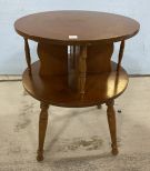 Late 20th Century Two Tier Lamp Table