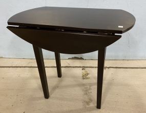 Small Modern Cherry Drop Leaf Table