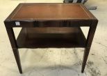 Mahogany Two Tier Side Table