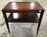 Mahogany Two Tier Side Table