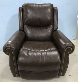 Brown Vinyl Recliner