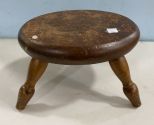 Small Vintage Pine Foot Stool