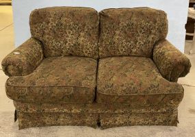 Floral Style Two Cushion Loveseat