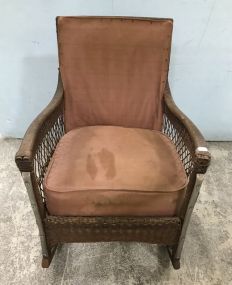 Antique Wicker Rocker