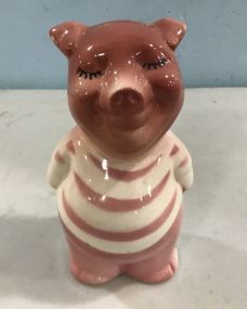 Vintage Porcelain Pig Piggy Bank