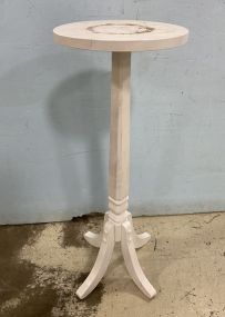 Wood White Painted Plant Stand