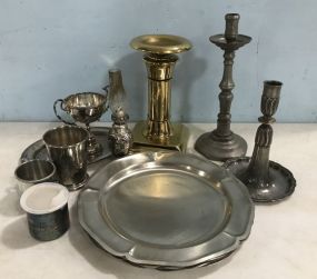 Silver Plate and Pewter Pieces