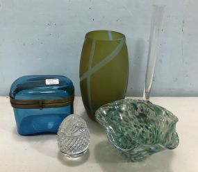 Group of Art Glass Pieces