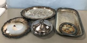 Group of Silver Plate Serving PIeces