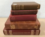 Five Hard Bound Books