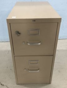 HON Two Drawer Metal File Cabinet