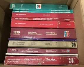 Collection of Vintage Car Manuals