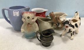 Vintage Pottery Pitchers