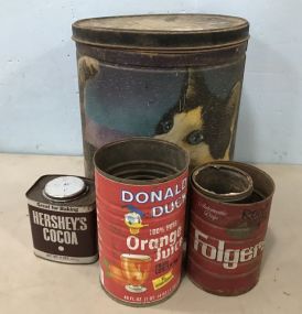Old Collectible Tins