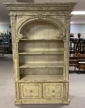 Large Modern Italian Two Piece Bookcase