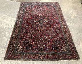 Hand Woven Persian Area Rug 4' x 6'7