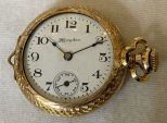 1910 Hampden Molly Stack Open Face Pocket Watch