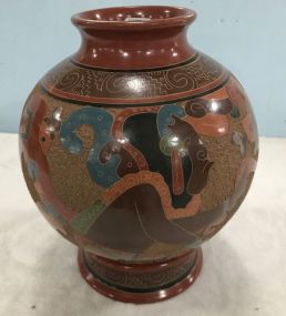 Hand Made Nicaragua Pottery Vase by Nicaya