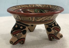 Modern Pre Columbian Footed Bowl