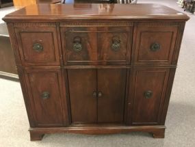 Vintage Mahogany Radio/Record Cabinet