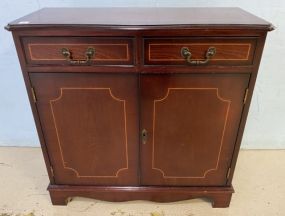 Antique Reproduction Wall Console Cabinet