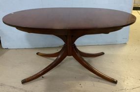 Drexel Duncan Phyfe Style Oval Pedestal Table