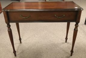 Modern Cherry Finish Console Table