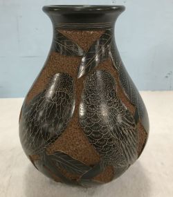 Hand Made Nicaragua Pottery Vase