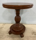 Ethan Allen Round Pedestal Table