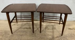 Pair of Mid Century Lamp Table