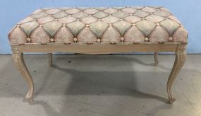 Blonde Louis XV Style Window/Bed Bench