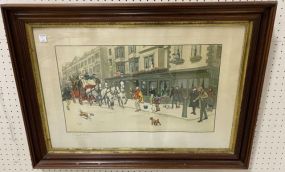 Artist Signed Cecil Aioin City Street Print