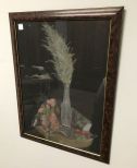 Erin Heath Chalk Still Life Vase Artwork