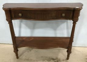 Vintage Mahogany Two Tier Wall Console