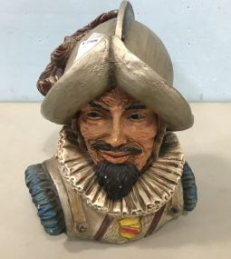 Universal Statuary Corp Plaster Conquistador Bust