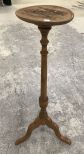 Wood Pedestal Plant Stand