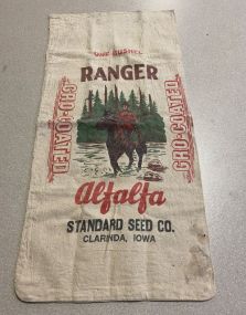 Vintage Ranger Brand Alfalfa Seed Sack