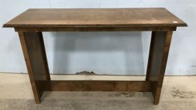 Hand Made Wood Sofa/Console Table