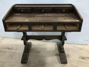 Vintage Primitive Style Work Desk