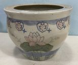 Chinese Fish Bowl Porcelain Planter