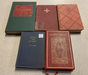 Five Religious Hard Bound Books