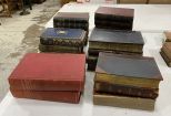 Group of 1800's-Early 1900's Leather/Hard Bound Books