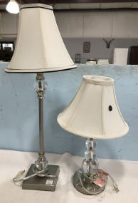 Two Contemporary Desk Lamps