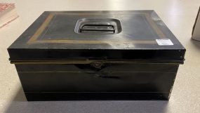 Vintage Metal Cash Box