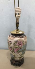 Porcelain Oriental Vase Lamp