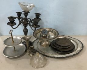 Silver Plate Decor and Serving Pieces