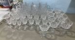 Group of Clear Glass Goblets, Sherbets