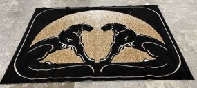 Nylon Indoor/Outdoor Lion Rug