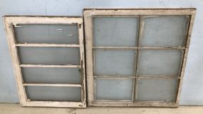 Two Assorted Window Panels