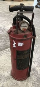 Vintage Phister No. 18 Fire Extinguisher